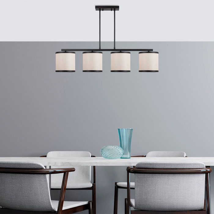 Opviq Way - 11646 Lámpara de araña en blanco y negro